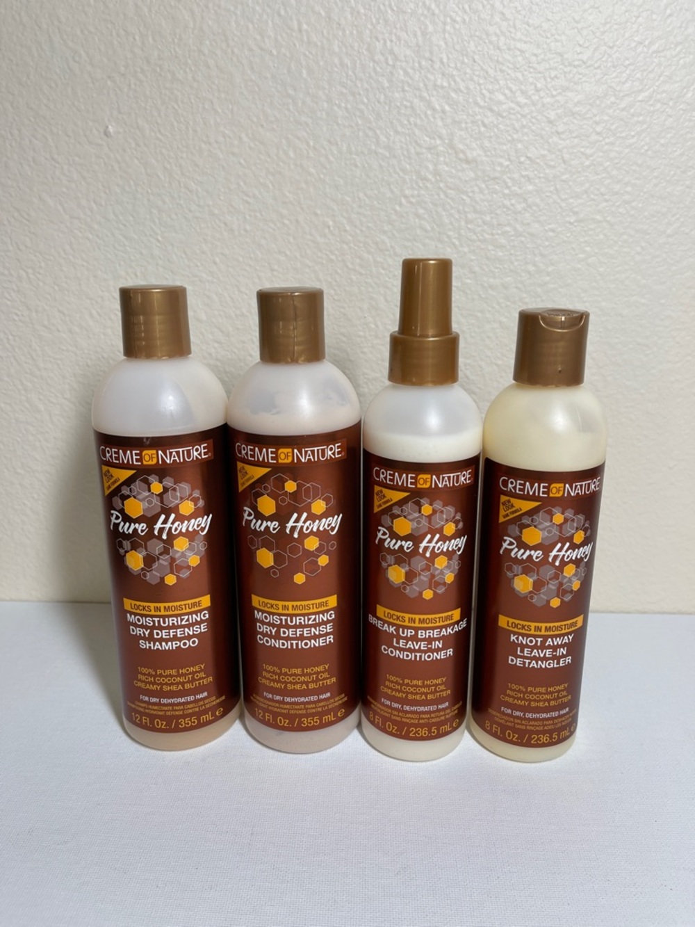 Creme of Nature Pure Honey Moisturizing Hair Care Set